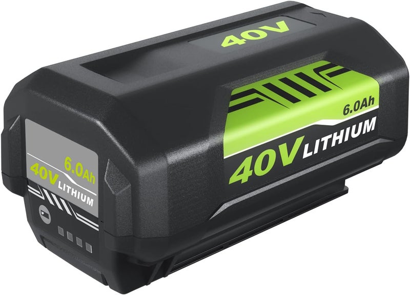 Topbatt 1 Pack 6000mAh Replacement for Ryobi 40V Battery Compatible with Ryobi 40V Lithium Battery OP4040 OP4050A OP40602 OP40201 OP4026 OP4026A OP4015 OP4060 Cordless Power Tools - Image 1